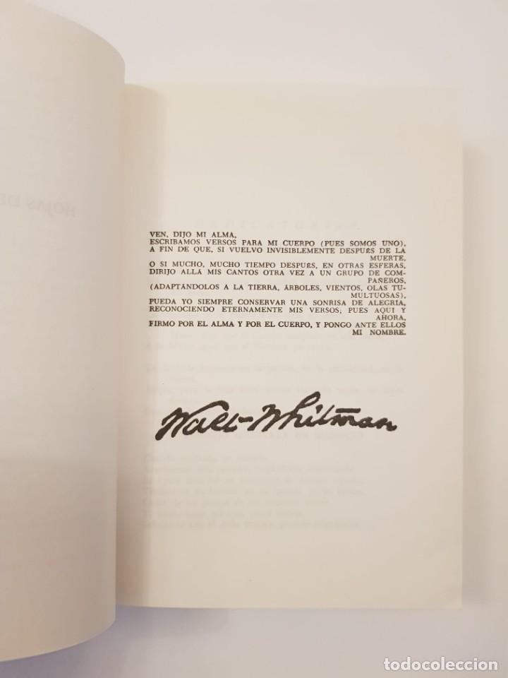 Libros de segunda mano: Hojas de hierba. Versi&oacute;n &iacute;ntegra.- Walt Whitman.- Ediciones Tesys, 1986 - Foto 7