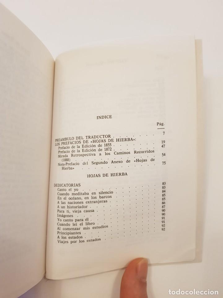 Libros de segunda mano: Hojas de hierba. Versi&oacute;n &iacute;ntegra.- Walt Whitman.- Ediciones Tesys, 1986 - Foto 8
