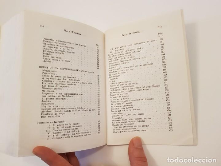 Libros de segunda mano: Hojas de hierba. Versi&oacute;n &iacute;ntegra.- Walt Whitman.- Ediciones Tesys, 1986 - Foto 13
