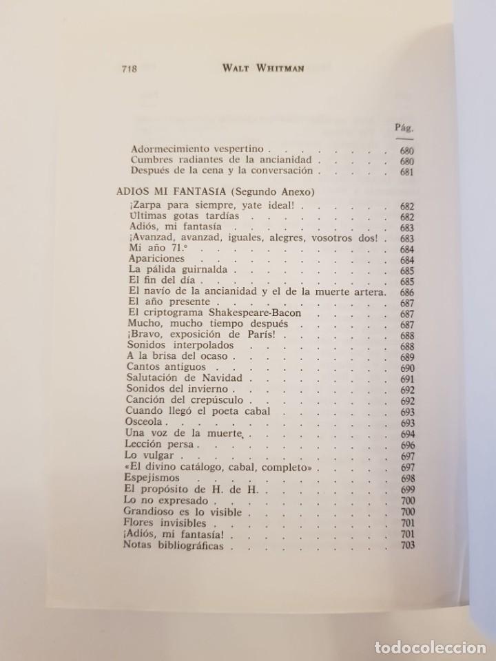 Libros de segunda mano: Hojas de hierba. Versi&oacute;n &iacute;ntegra.- Walt Whitman.- Ediciones Tesys, 1986 - Foto 14