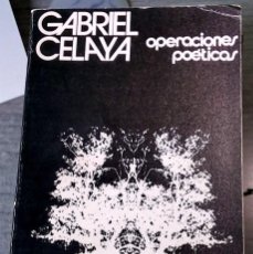 Libros de segunda mano: OPERACIONES POÉTICAS - GABRIEL CELAYA (1ª ED. 1971)