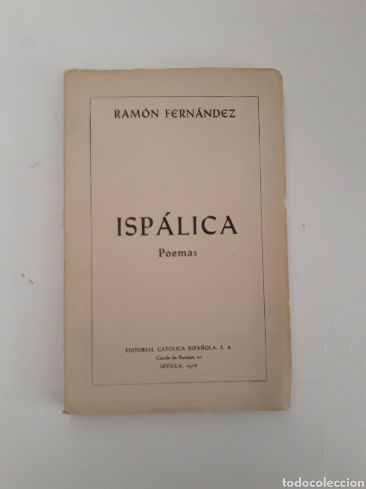 Libros de segunda mano: ISP&Aacute;LICA. Poemas - RAM&Oacute;N FERN&Aacute;NDEZ - Foto 1
