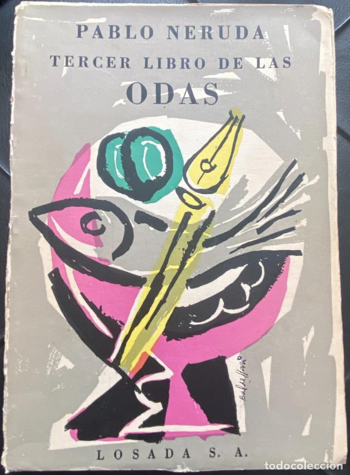 Libros de segunda mano: Neruda. Tercer libro de las odas. Primera edici&oacute;n - Foto 1