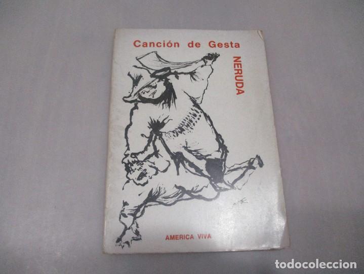Libros de segunda mano: NERUDA Canci&oacute;n de Gesta W13280 - Foto 1