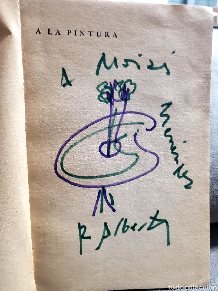 Livres d'occasion: Alberti. A la pintura. Firmado, dedicado