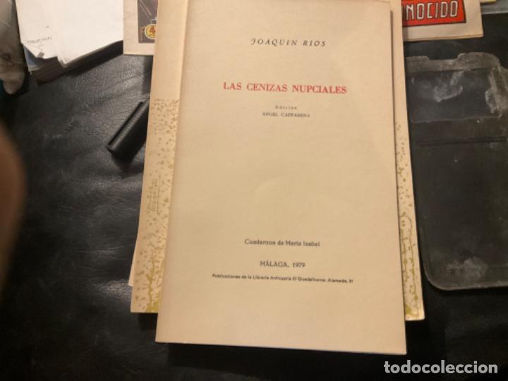 Second hand books: R&iacute;OS, Joaqu&iacute;n. Las cenizas nupciales. 1979.