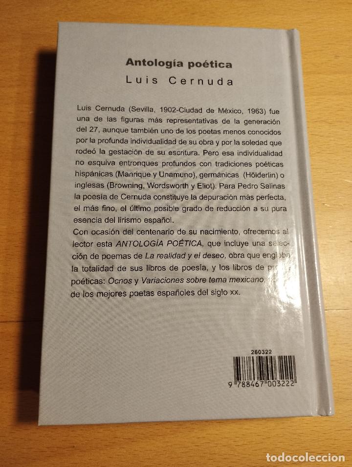 Libros de segunda mano: LUIS CERNUDA. ANTOLOG&Iacute;A PO&Eacute;TICA - Foto 10