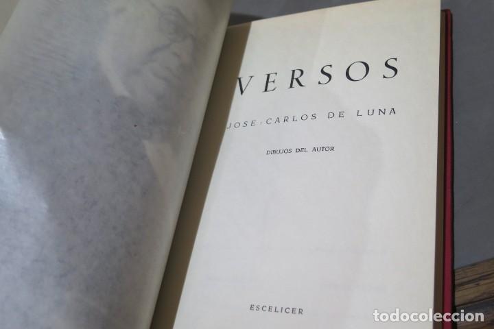Libros de segunda mano: VERSOS. JOSE CARLO DE LUNA - Foto 2