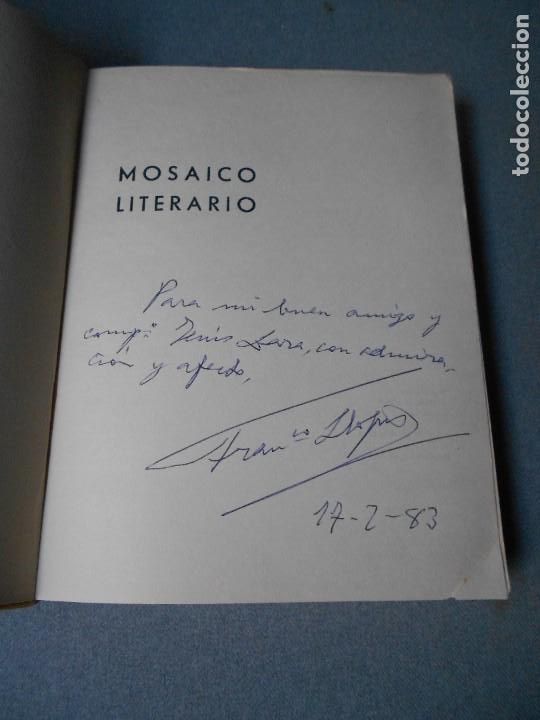 Libros de segunda mano: MOSAICO LITERARIO - Foto 2