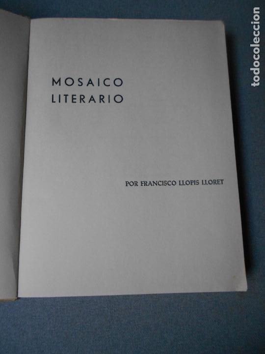 Libros de segunda mano: MOSAICO LITERARIO - Foto 3