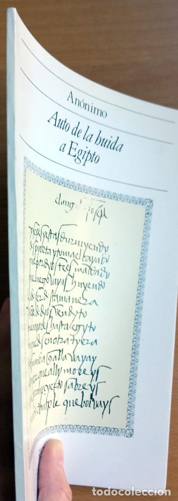 Libros de segunda mano: Auto de la huida a Egipto, an&oacute;nimo. - Foto 2