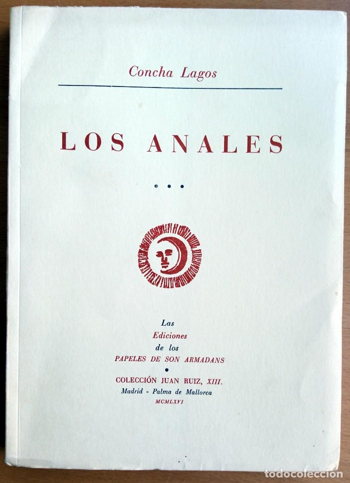 Libros de segunda mano: Los anales, de Concha Lagos - Foto 1