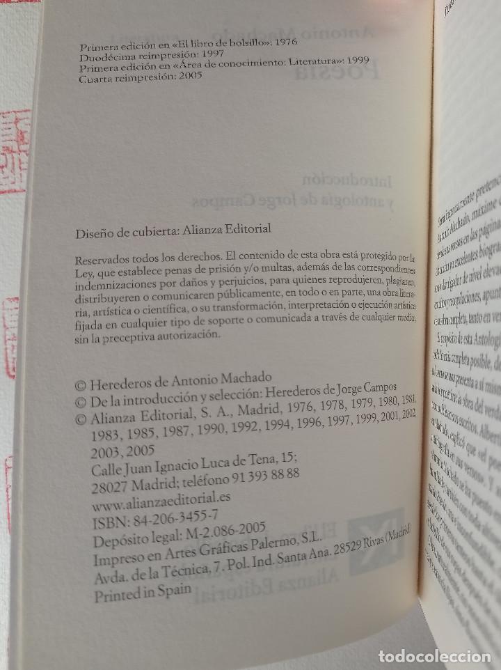Libros de segunda mano: Poes&iacute;a. Antonio Machado - Foto 2