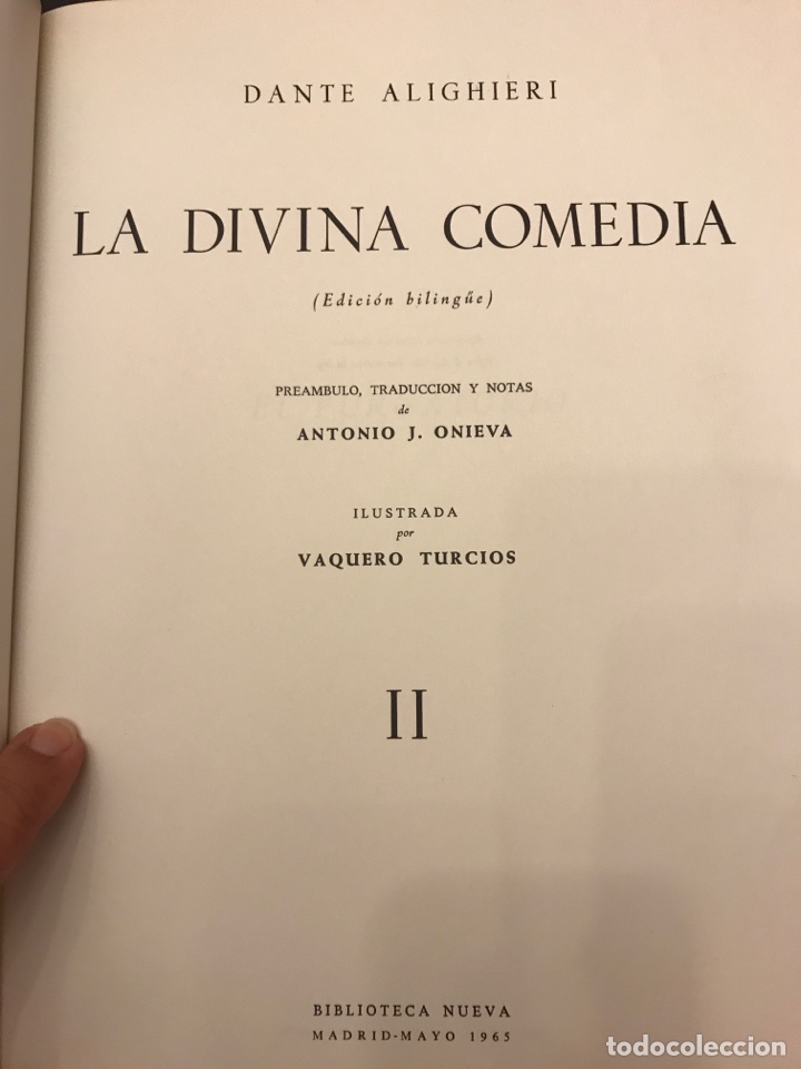 Libros de segunda mano: La Divina Comedia espa&ntilde;ol-italiano - Foto 2