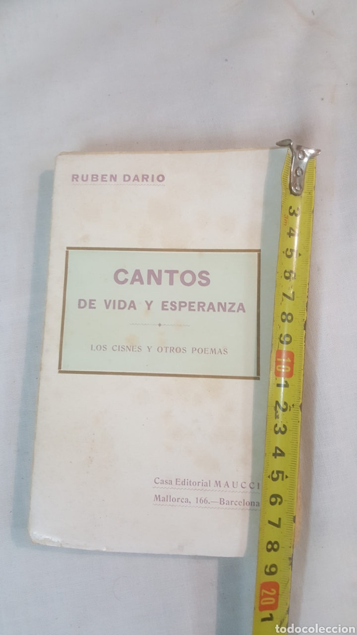 Libros de segunda mano: LIBRO CANTOS DE VIDA Y ESPERANZA DE RUB&Eacute;N DAR&Iacute;O - Foto 2