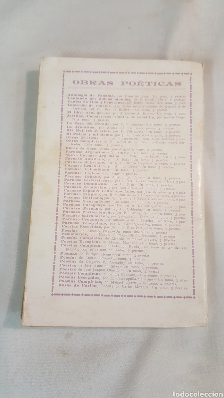 Libros de segunda mano: LIBRO CANTOS DE VIDA Y ESPERANZA DE RUB&Eacute;N DAR&Iacute;O - Foto 4