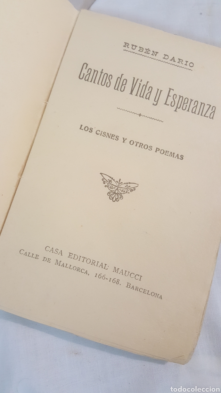 Libros de segunda mano: LIBRO CANTOS DE VIDA Y ESPERANZA DE RUB&Eacute;N DAR&Iacute;O - Foto 6