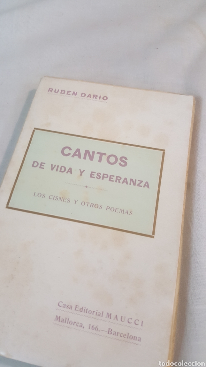 Libros de segunda mano: LIBRO CANTOS DE VIDA Y ESPERANZA DE RUB&Eacute;N DAR&Iacute;O - Foto 1