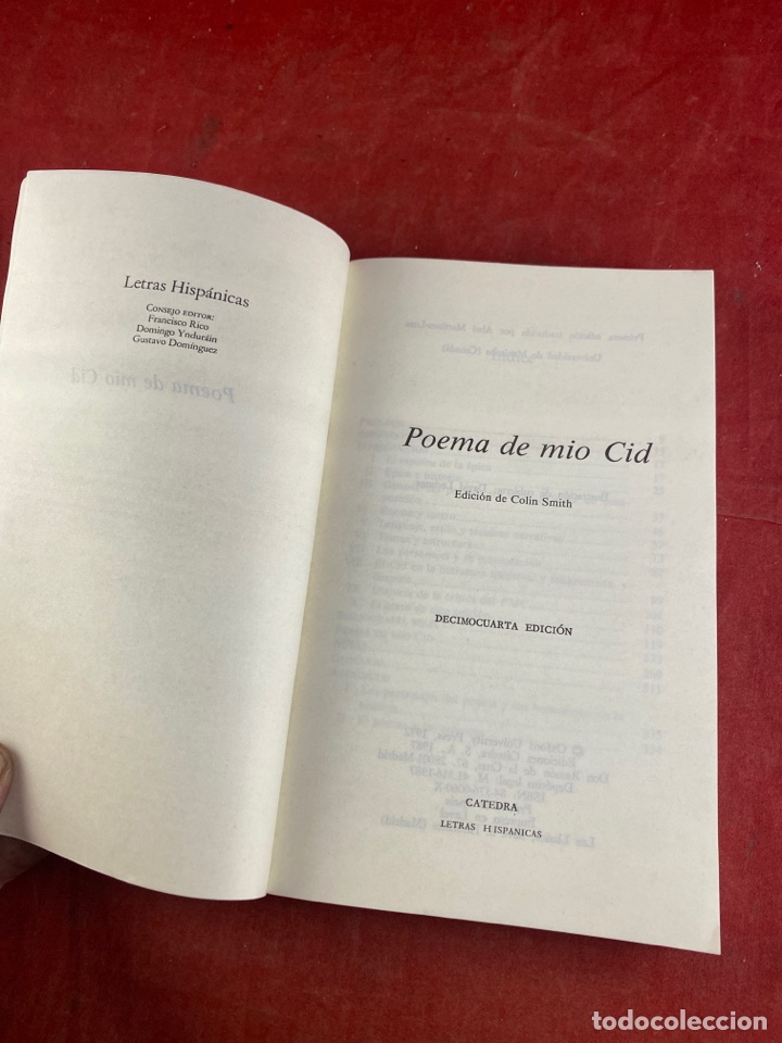 Libros de segunda mano: POEMA DEL M&Iacute;O CID - Foto 2