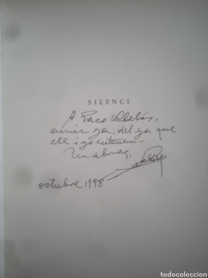Libros de segunda mano: Silenci, Xabier Casp - Foto 2