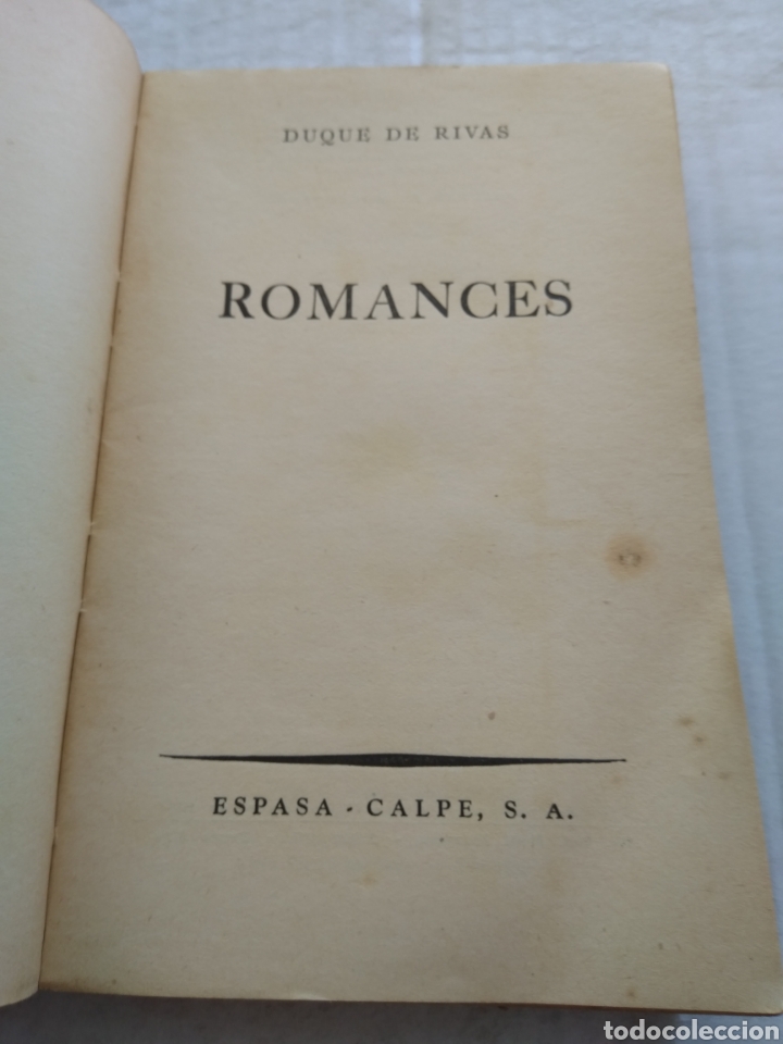 Libros de segunda mano: ROMANCES/DUQUE DE RIVAS/AUSTRAL - Foto 2