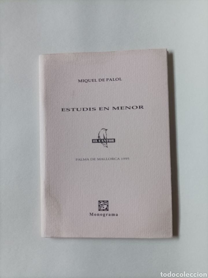 Libros de segunda mano: Estudis en Menor / Miquel de Palol - Foto 1