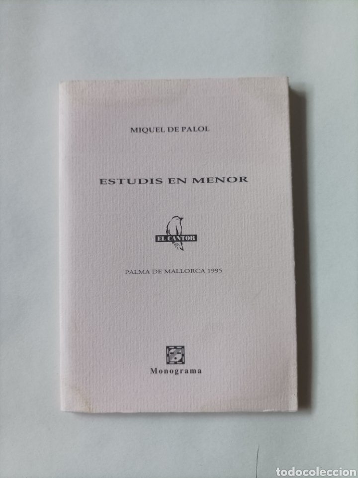 Libros de segunda mano: Estudis en menor / Miquel de Palol - Foto 1