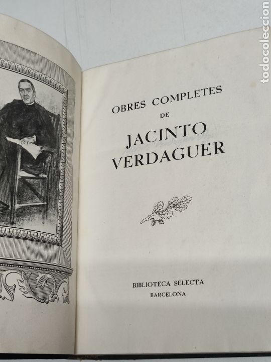 Libros de segunda mano: Obres completes Jacinto Verdaguer 1943 Selecta - Foto 3