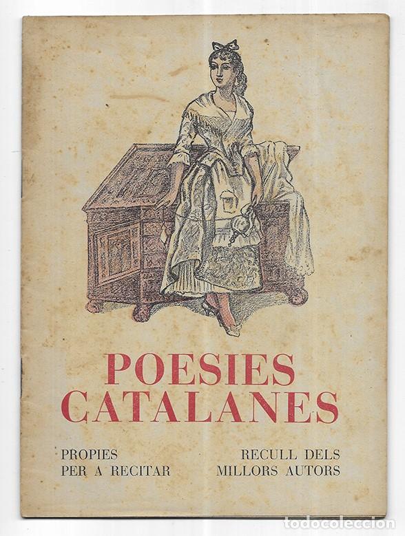 Libros de segunda mano: Poesies Catalanes propies per a recitar Recull dels millors autors Editorial Millà