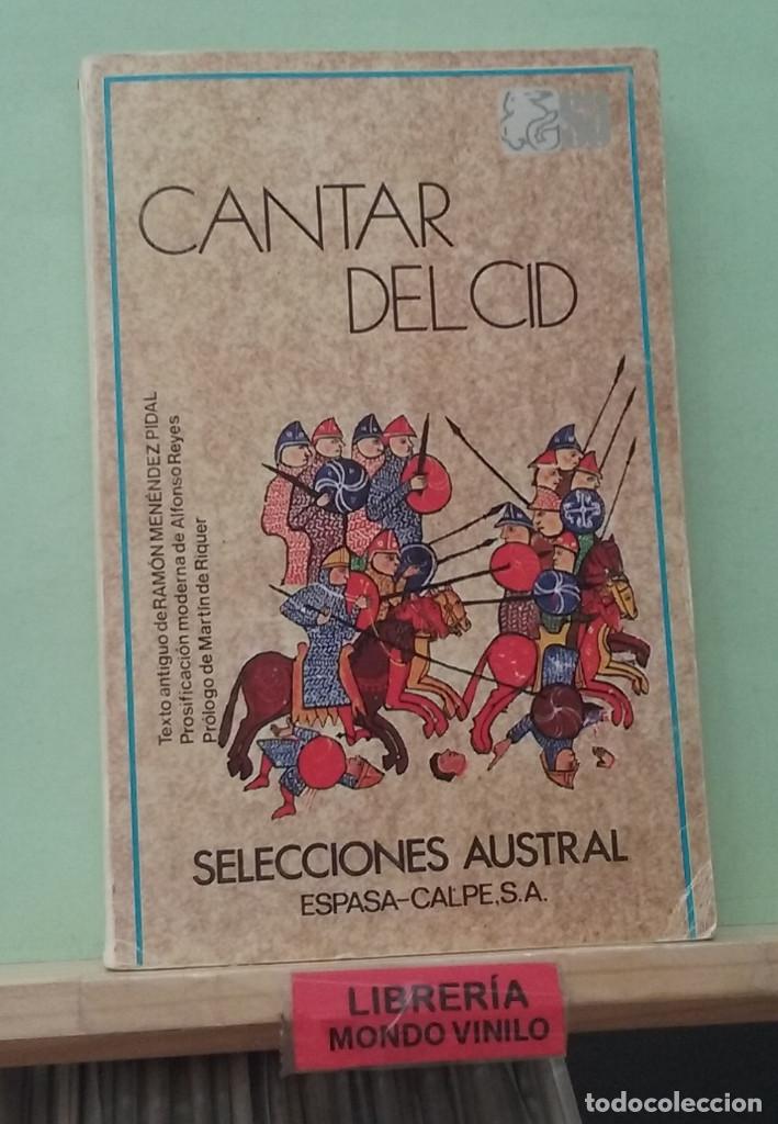 Libros de segunda mano: Cantar del Cid. An&oacute;nimo - Foto 1