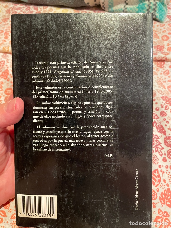 Libros de segunda mano: Mario Benedetti: inventario dos - Foto 2