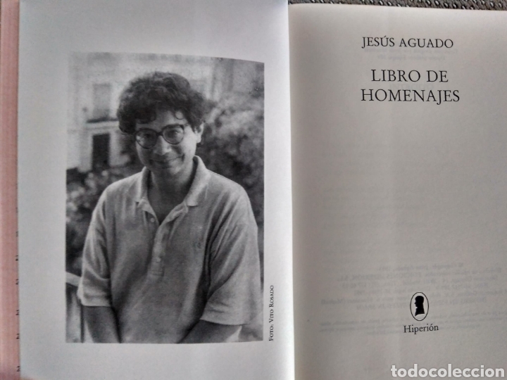 Libros de segunda mano: Libro de homenajes / Jes&uacute;s Aguado. - Foto 2