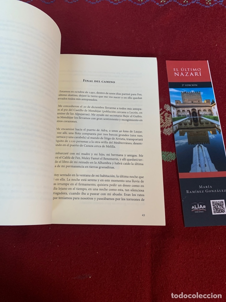 Libros de segunda mano: El &uacute;ltimo nazar&iacute;. Mar&iacute;a Ram&iacute;rez Gonz&aacute;lez. - Foto 8