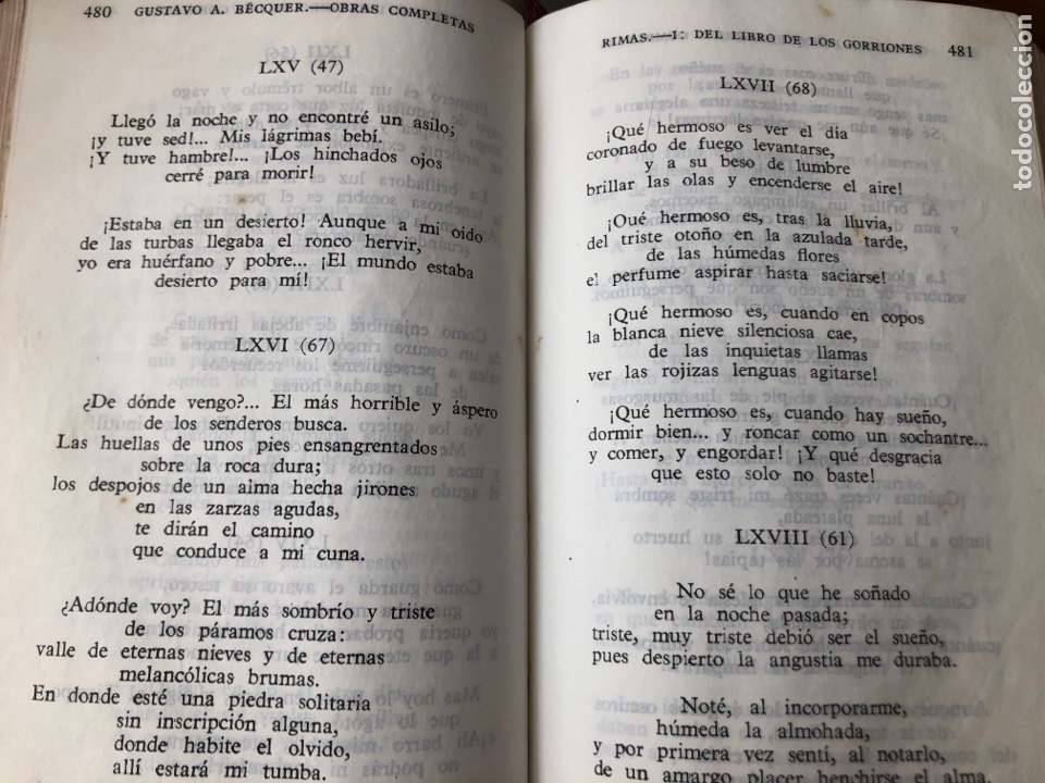 Libros de segunda mano: Becquer. Obras completas. Aguilar - Foto 1