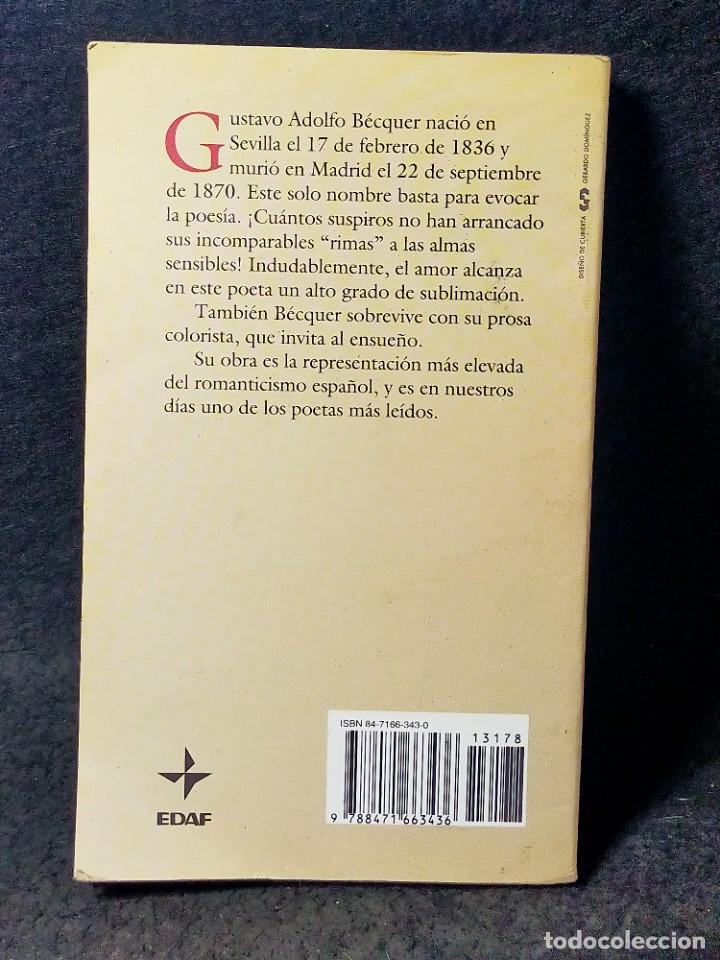 Libros de segunda mano: Rimas y Leyendas Gustavo A. B&eacute;cquer Edaf 2003 - Foto 3