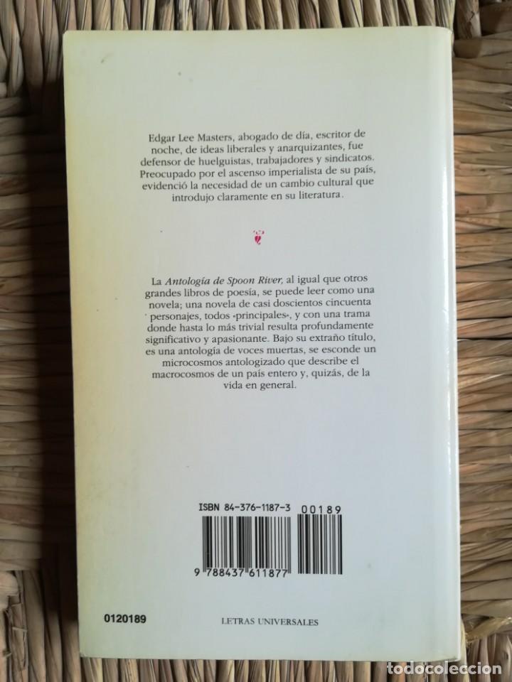 Libros de segunda mano: Antolog&iacute;a de Spoon River. Edgar Lee Masters - Foto 2