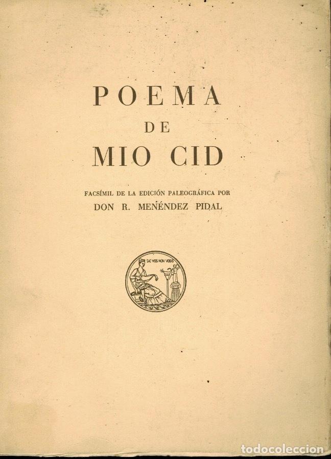 Libros de segunda mano: POEMA DE M&Iacute;O CID - Foto 1