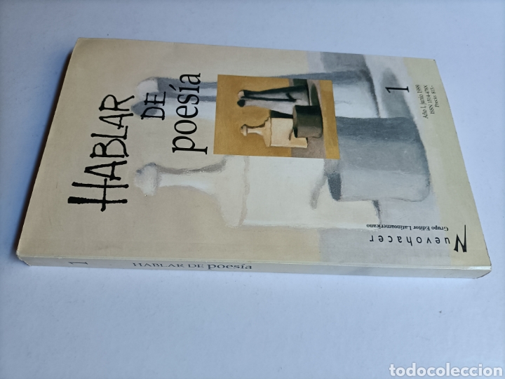 Libros de segunda mano: Hablar de poes&iacute;a . Revista Nuevohacer N 1 . Junio 1999