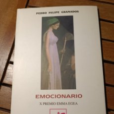 Libros de segunda mano: EMOCIONARIO FIRMADO POR PEDRO FELIPE GRANADOS 2004. PRIMERA EDICIÓN. FUNDACIÓN EMMA EGEA. CARTAGENA.