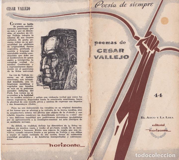Libros de segunda mano: POESIA DE SIEMPRE &ndash; POEMAS DE CESAR VALLEJO