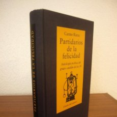 Libros de segunda mano: PARTIDARIOS DE LA FELICIDAD: ANTOLOGÍA POÉTICA DEL GRUPO CATALÁN DE LOS 50 (CÍRCULO) CARME RIERA. Lote 363103980