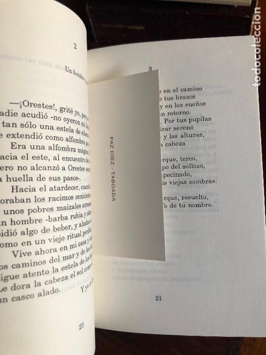 Libros de segunda mano: RUMOR DE VIDA - PAZ D&Iacute;EZ- TABOADA poesia - Foto 3