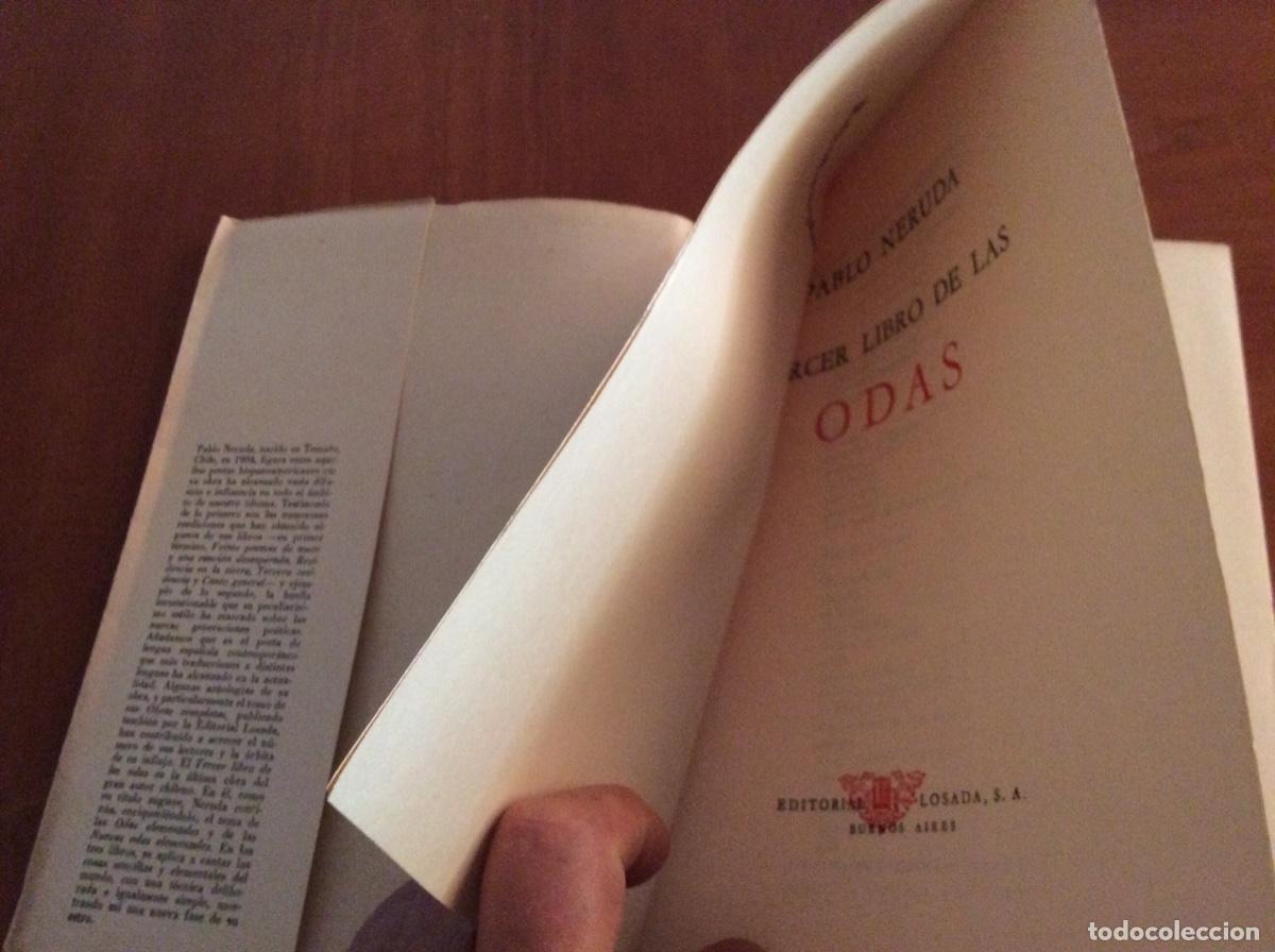 Libros de segunda mano: Pablo Neruda. Tercer libro de las odas. - Foto 4
