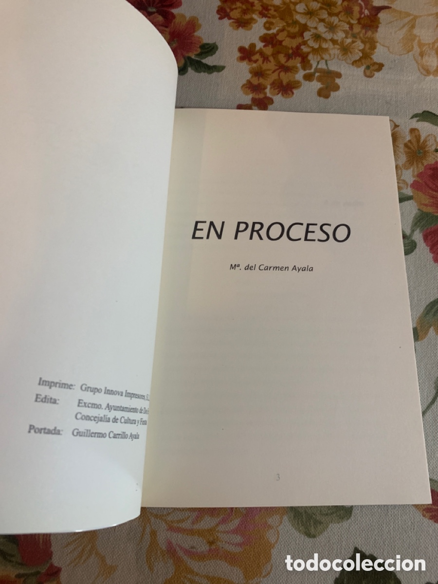 Libros de segunda mano: En proceso. Mar&iacute;a del Carmen Ayala. - Foto 4