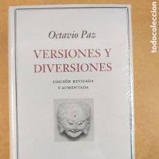 Libros de segunda mano: VERSIONES Y DIVERSIONES / OCTAVIO PAZ / GALAXIA GUTENBERG-CÍRCULO DE LECTORES / PRECINTADO