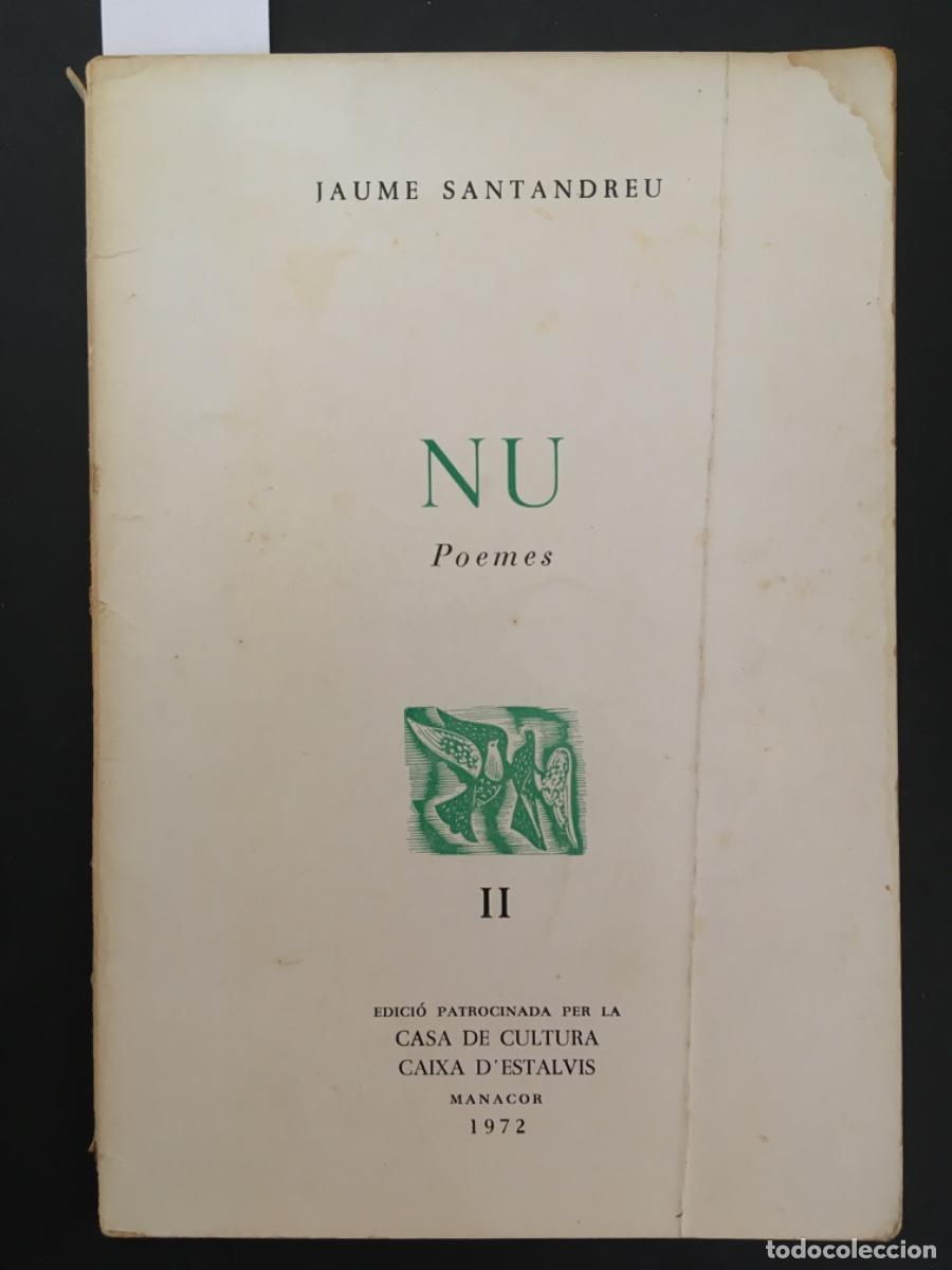 Libros de segunda mano: NU, POEMES, JAUME SANTANDREU - Foto 1