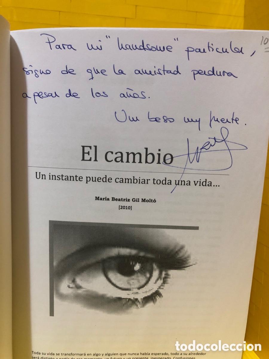 Libros de segunda mano: EL CAMBIO ● MARIA BEATRIZ GIL MOLTO ● ● - Foto 3