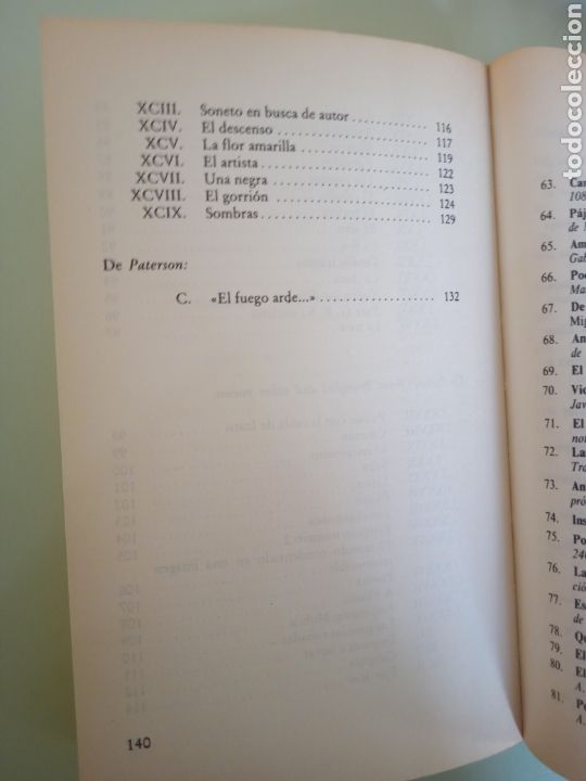 Libros de segunda mano: Cien Poemas. William Carlos Williams. - Foto 6
