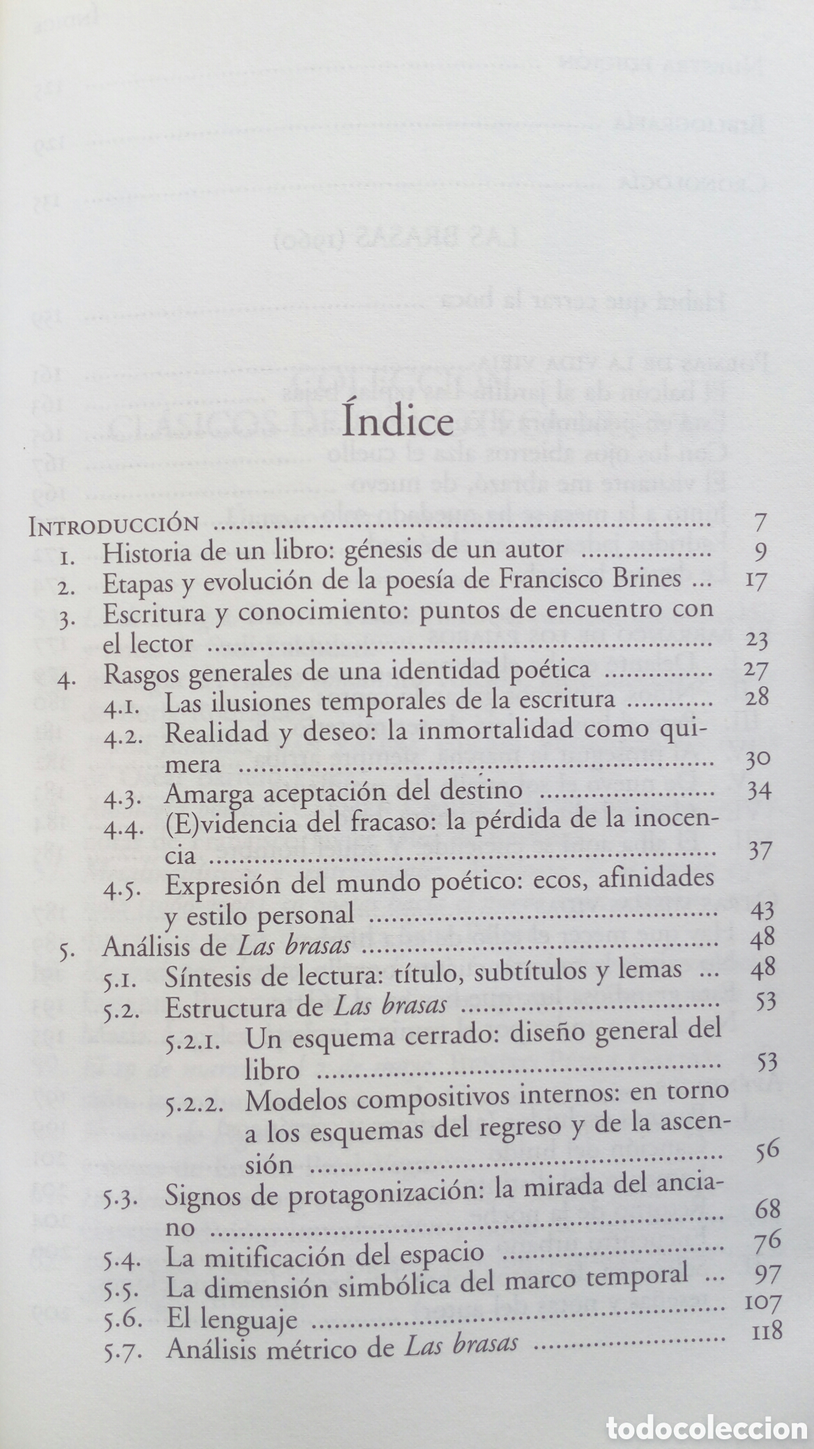 Libros de segunda mano: Las brasas. Francisco Brines. - Foto 3