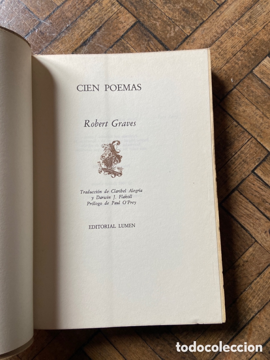 Libros de segunda mano: Cien poemas - Robert Graves - Lumen (1981) - Foto 3